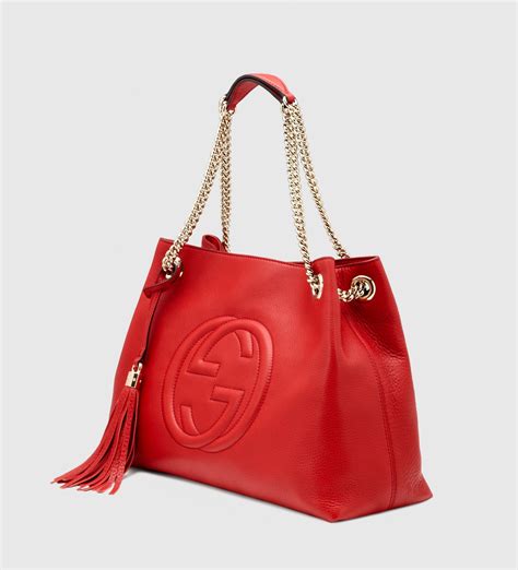 red soho gucci bag